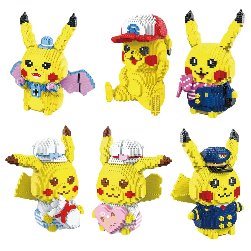 

New DIY Mini Building Block Toy Pet Cartoon Anime Animal Building Block 3D Assembled Model Adult Child Birthday Gift Toy