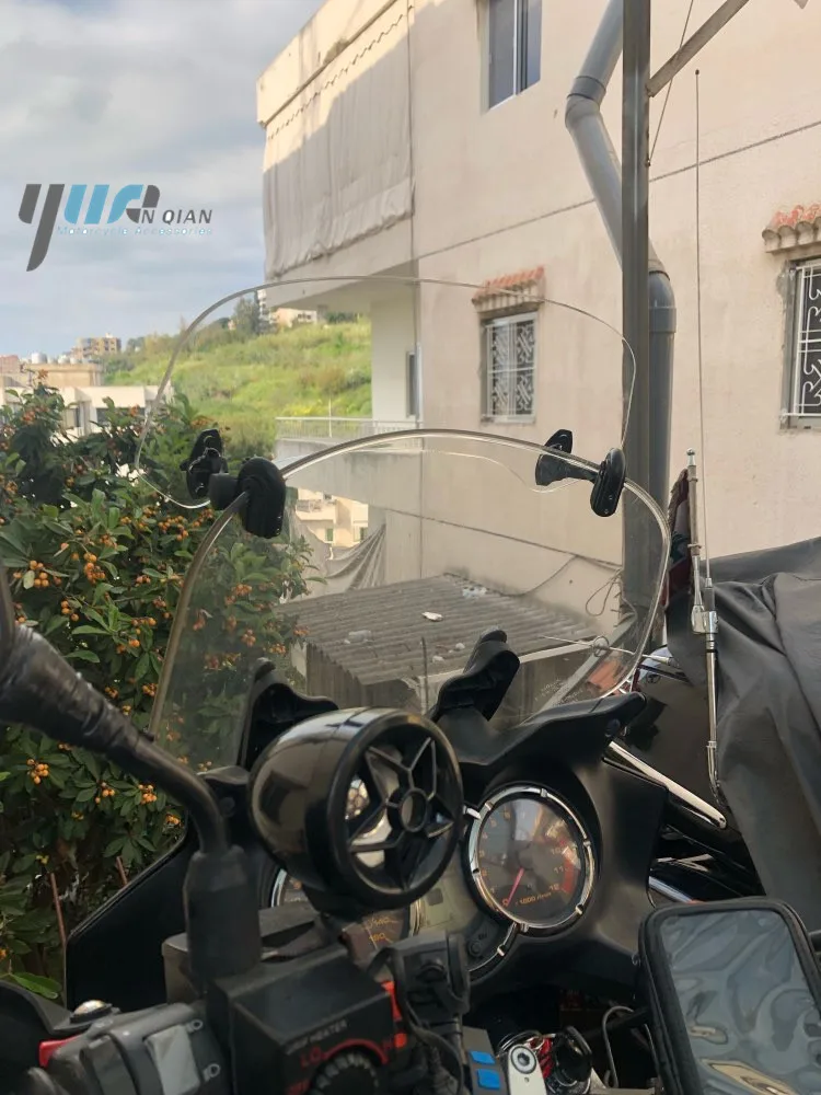 Мотоциклетный Регулируемый ветровой экран лобового стекла спойлер воздушный