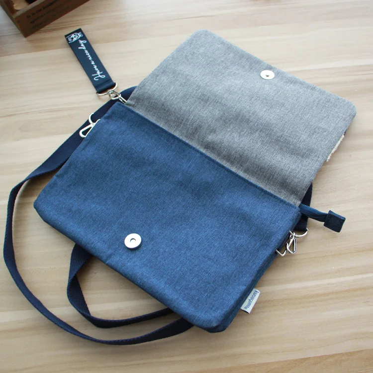 

Japanese Style Embroidered Cartoon Cat Slung Small Shoulder Bag Mobile Phone Wallets Over-the-shoulder Bag tong qin bao Shopping