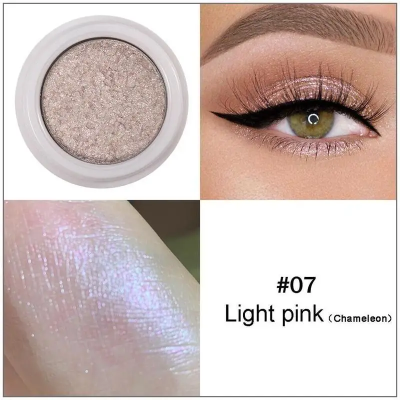 12 Colors Matte Glitter Shimmering Eyeshadow Eyeshadow Palette Metallic Shiny Long-lasting Waterproof Cosmetic Shimmer Eyeshadow - Цвет: G
