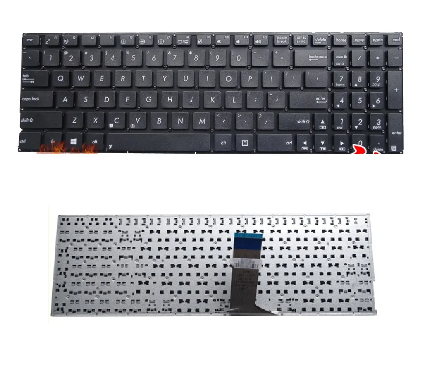

SSEA Новинка Клавиатура для ноутбука ASUS F555 F555L F555LA F555LD F555LN F555LP X555 X555L X555Y A555L K555L X555L W509 W519 VM510