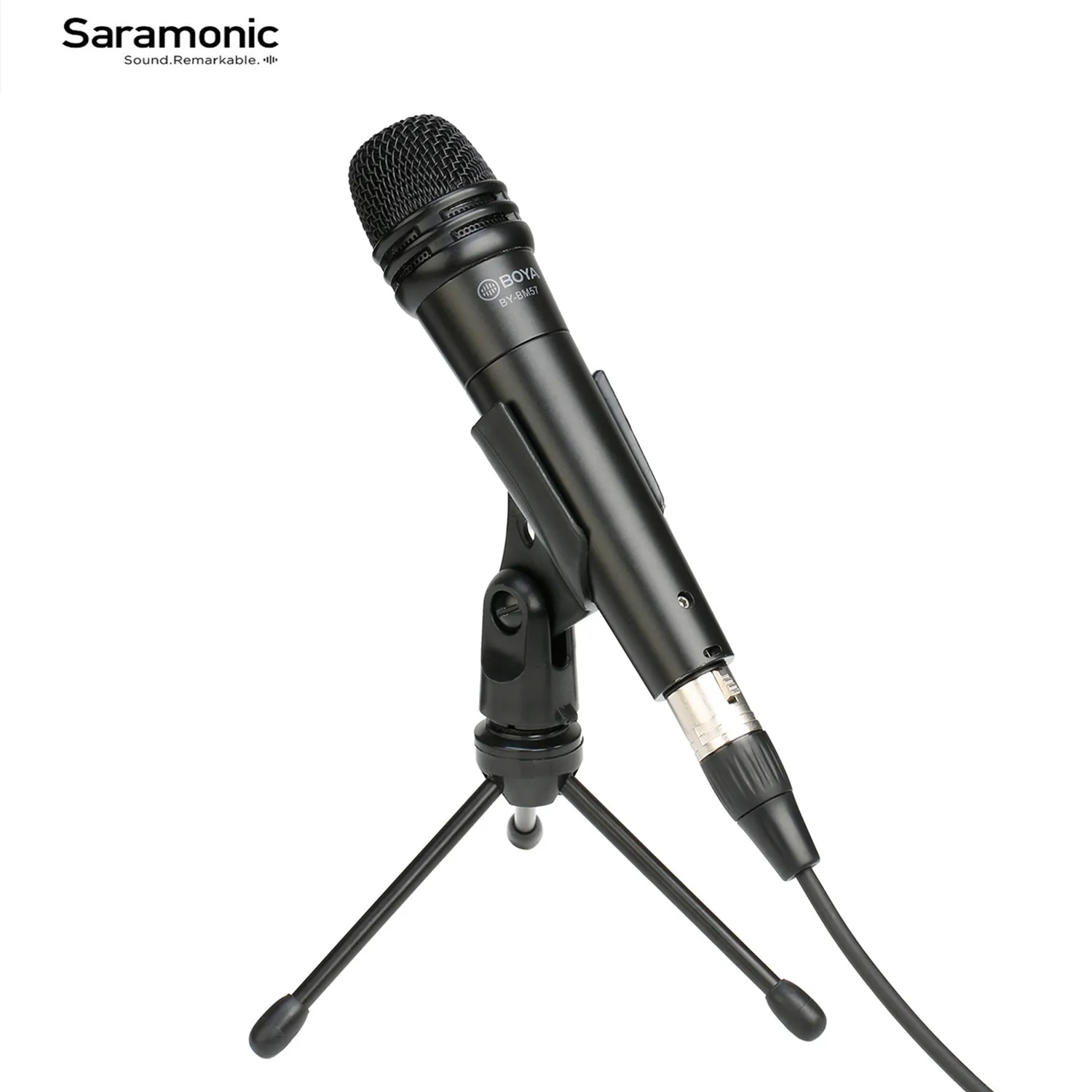 

BOYA BY-BM57/58 Cardioid Dynamic Microphone Aluminum Zinc Alloy for Band Instrument Vocal Speaker Recording Live Audio Recording