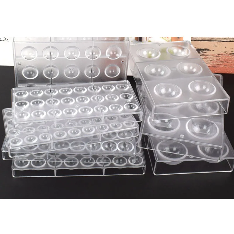 Mold for Chocolate 6/8/12/15 Large Half Spheres Shapes Polycarbonate 3d Candy Jelly Mould Too | Дом и сад
