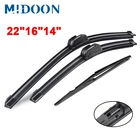 Комплект передних и задних щеток стеклоочистителя MIDOON для Alfa Romeo 147 2000 - 2005 лобовое стекло 22 