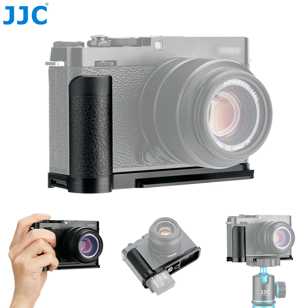 

JJC Quick Release L Plate Holder L Bracket Hand Grip Tripod Bracket for Fuji Fujifilm XE4 X-E4 Camera Replaces MHG-XE4 Hand Grip