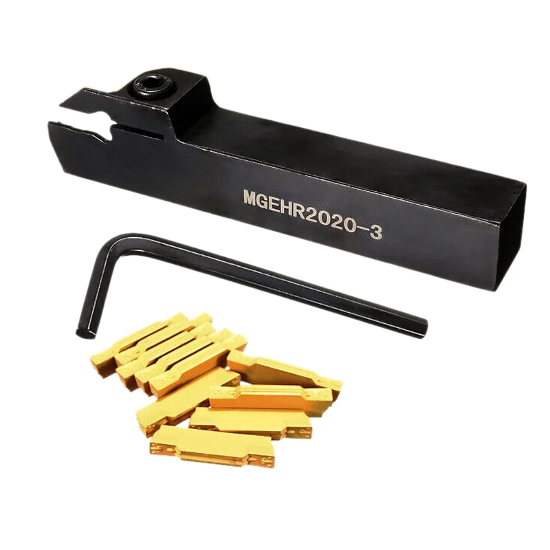 

MGEHR2020-3 Lathe External Grooving Cut Boring Bar Turning Tool Holder+Carbide