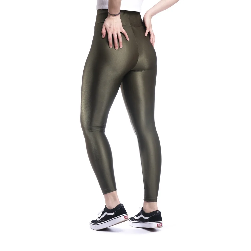Women toparlayici thick arched bright leggings