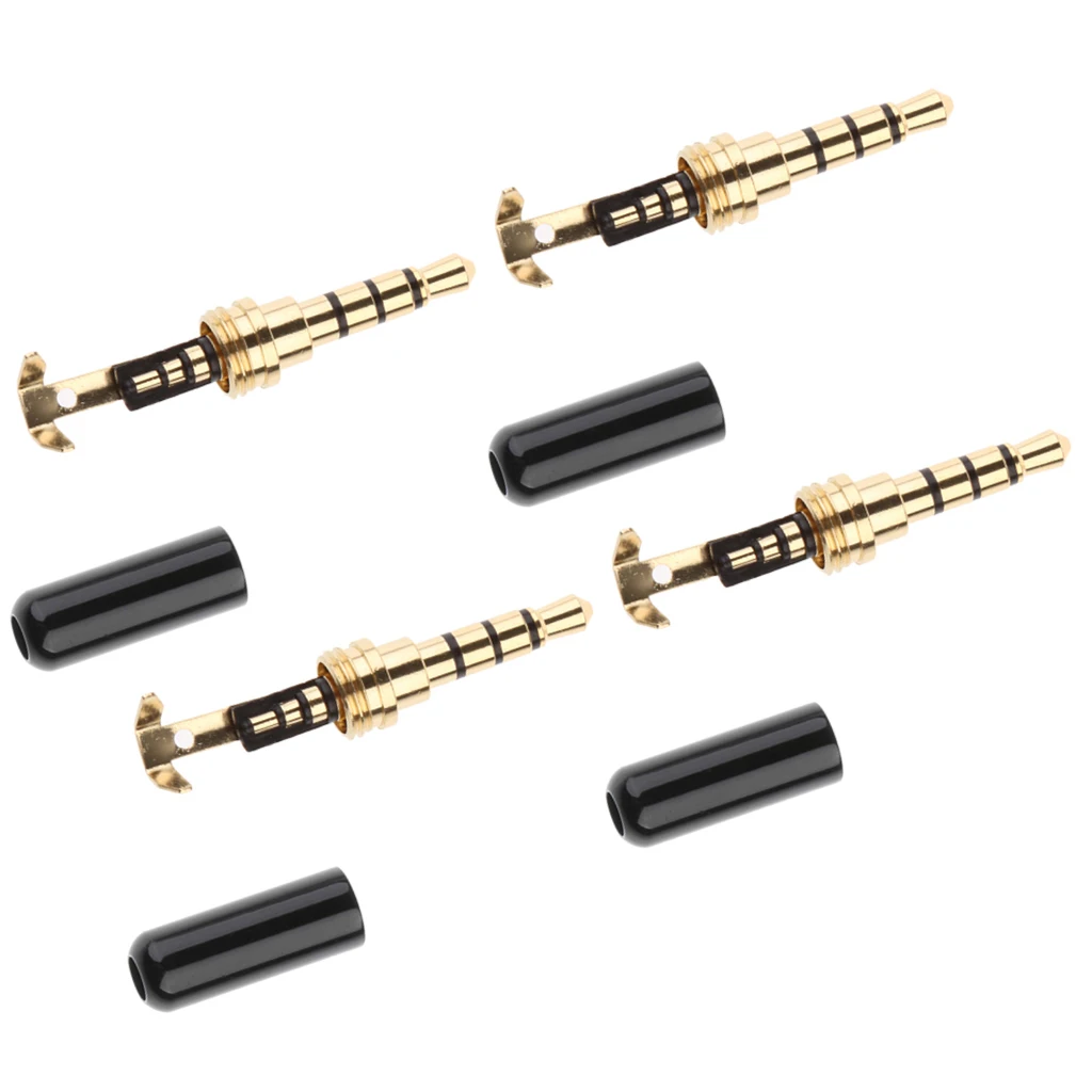 4 шт./упаковка сменные штекерные коннекторы 3 5 мм для наушников|Кабели VGA| |