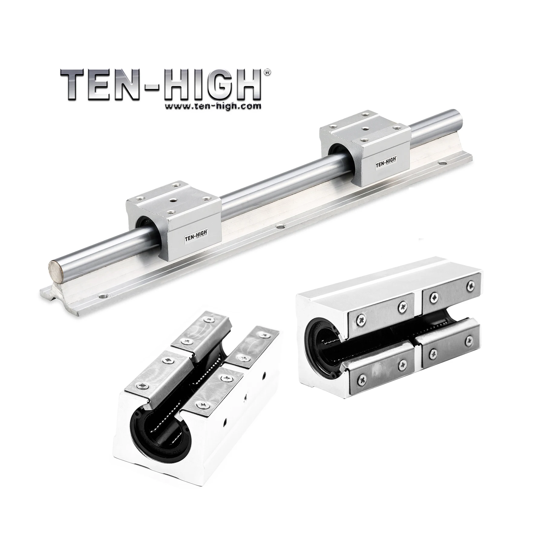 TEN-HIGH SBR12 1PCS 12mm linear rail guide with 2PCS SBR12UU/LUU block cnc router parts Free Shipping | Обустройство дома