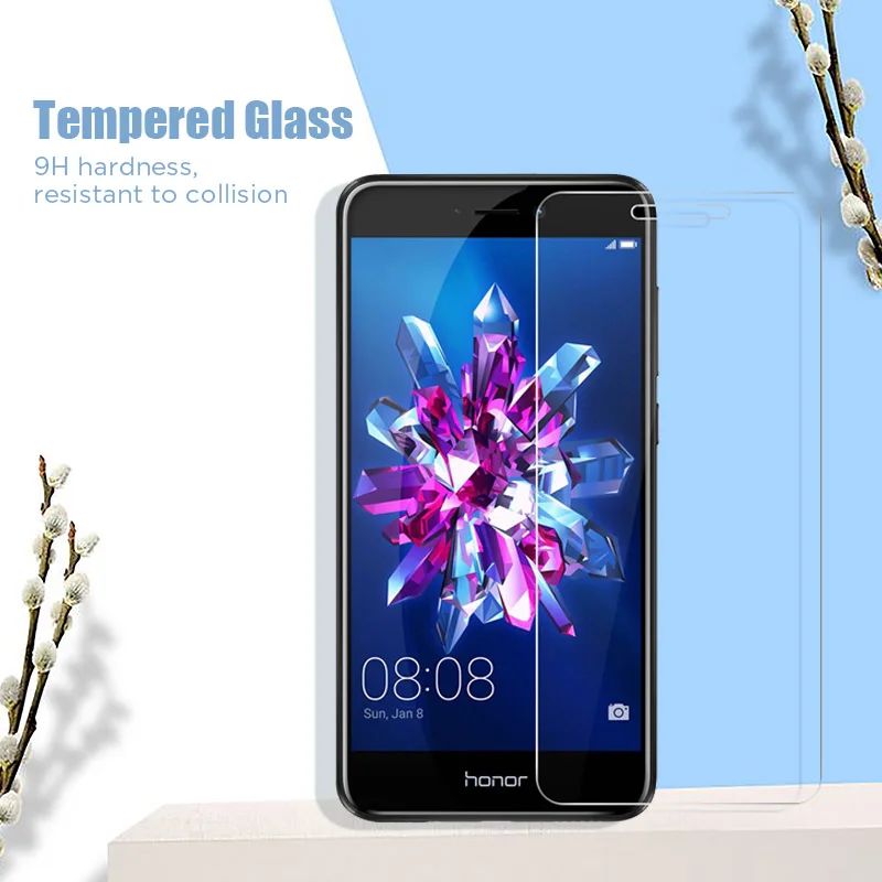 Закаленное стекло для Huawei Honor 9A 9C 5A 6A 7A 8A Pro 9H Защита экрана 9x 10x x10 lite Global Premium 5G 9S 8S