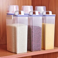 kitchen storage box rice cylinder with flour sealed barrel kitchen thick plastic cover rice barrel rice box food organizer