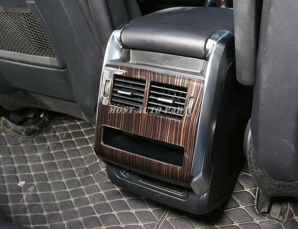 ABS Пластик красный ясень подкладке сзади ряд Кондиционер Выход декоративная