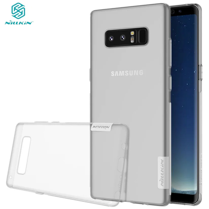 Для samsung Galaxy Note 8 чехол Nillkin натуральный прозрачный мягкий кремний ТПУ защитный чехол для samsung Note8 задняя крышка