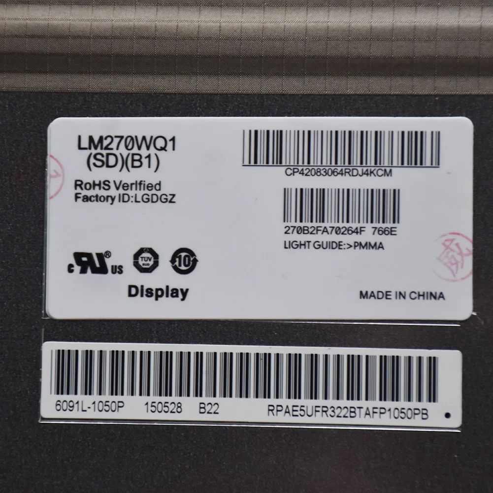 For Apple iMac A1312 LM270WQ1 SDE3 SDA2 B1 C2 B3 SDF1 IMac 27&quot 2012 2013 A1419 2K MD095/096 ME088/089 | Компьютеры и офис