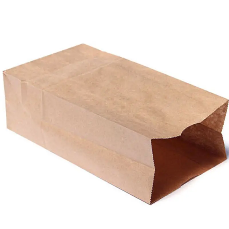 Коричневый крафт-бумаги бумажные пакеты для пирожных коробка упаковки пищевых