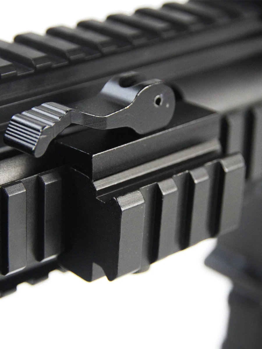 

GUGULUZA 3 Slot Quick Release Detach QR QD 1/2" INCH Mini Riser Block Mount QD Cam Lever For 20MM Picatinny Rail+Wrench