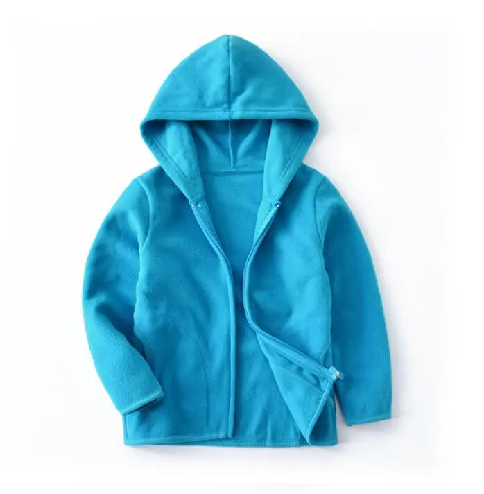 2019 новая зимняя флисовая Детская куртка пальто модная повседневная одежда