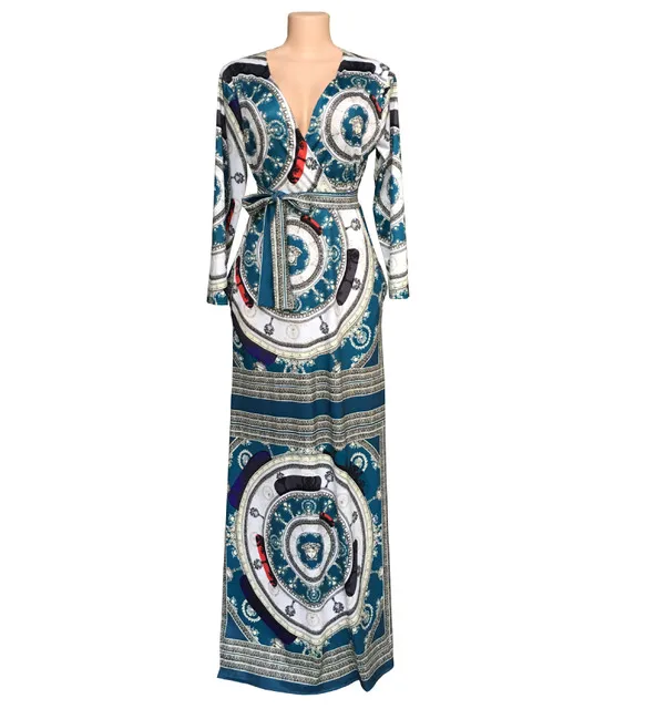 

New African 2021 Dresses for Women Traditional Dashiki Print Patterns Bazin Riche Fashion Long Robe African Clothing Plus Size