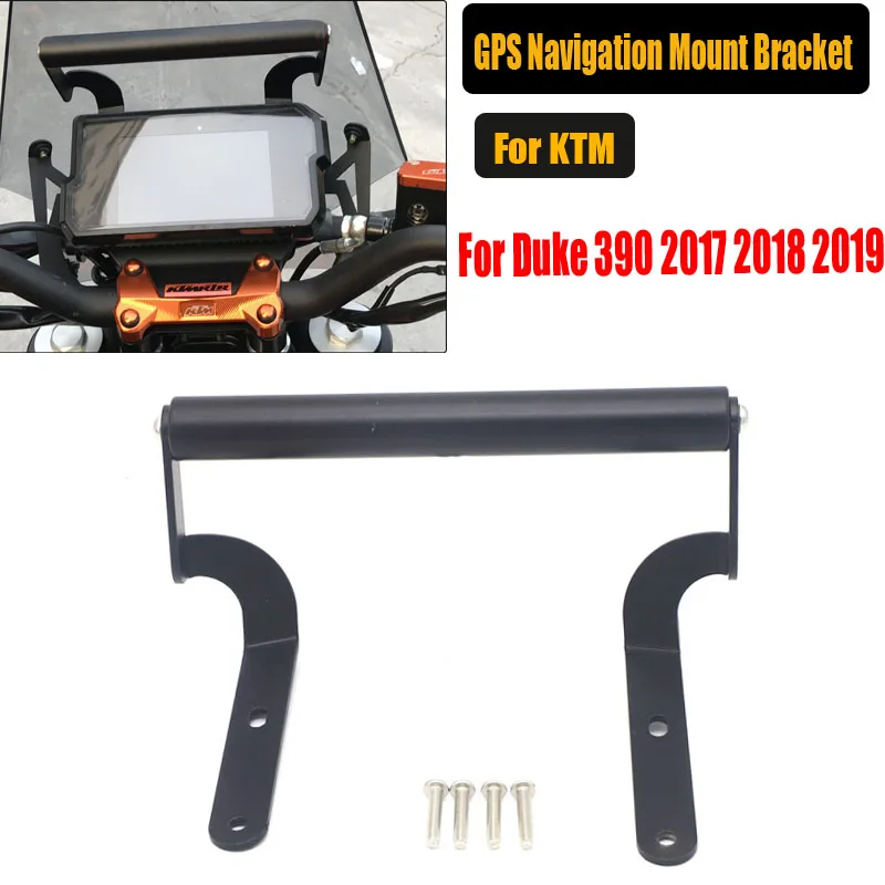 

Phone Holder 22mm Handle Bar Bracket Moto Accessories GPS Navigation Mount Bracket Plat For 390 2017 2018 2019