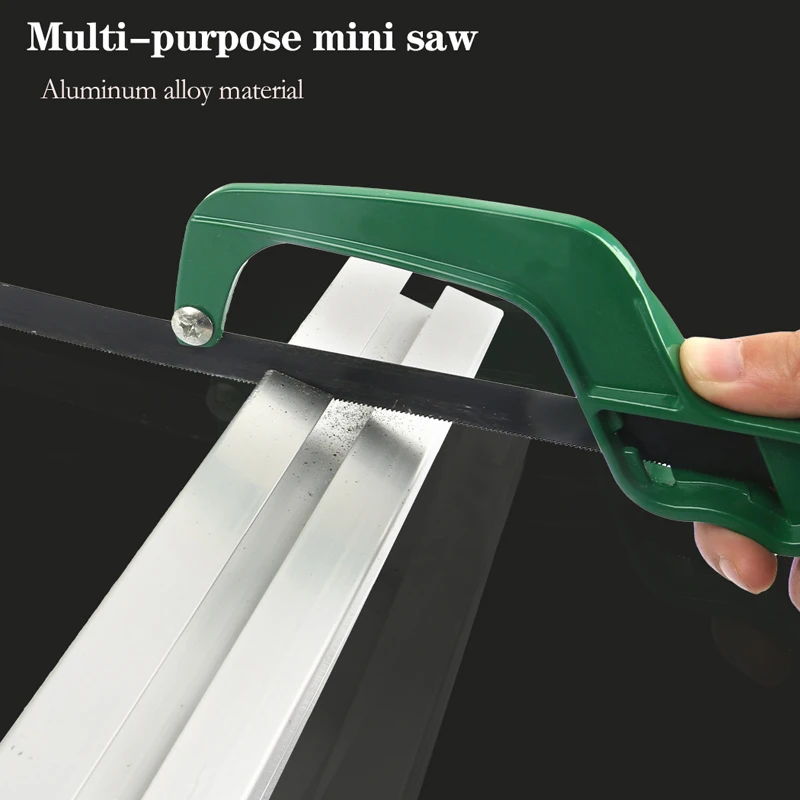 Инструменты мини пила для взлома Компактная ручная металлическая рама (лезвие 10