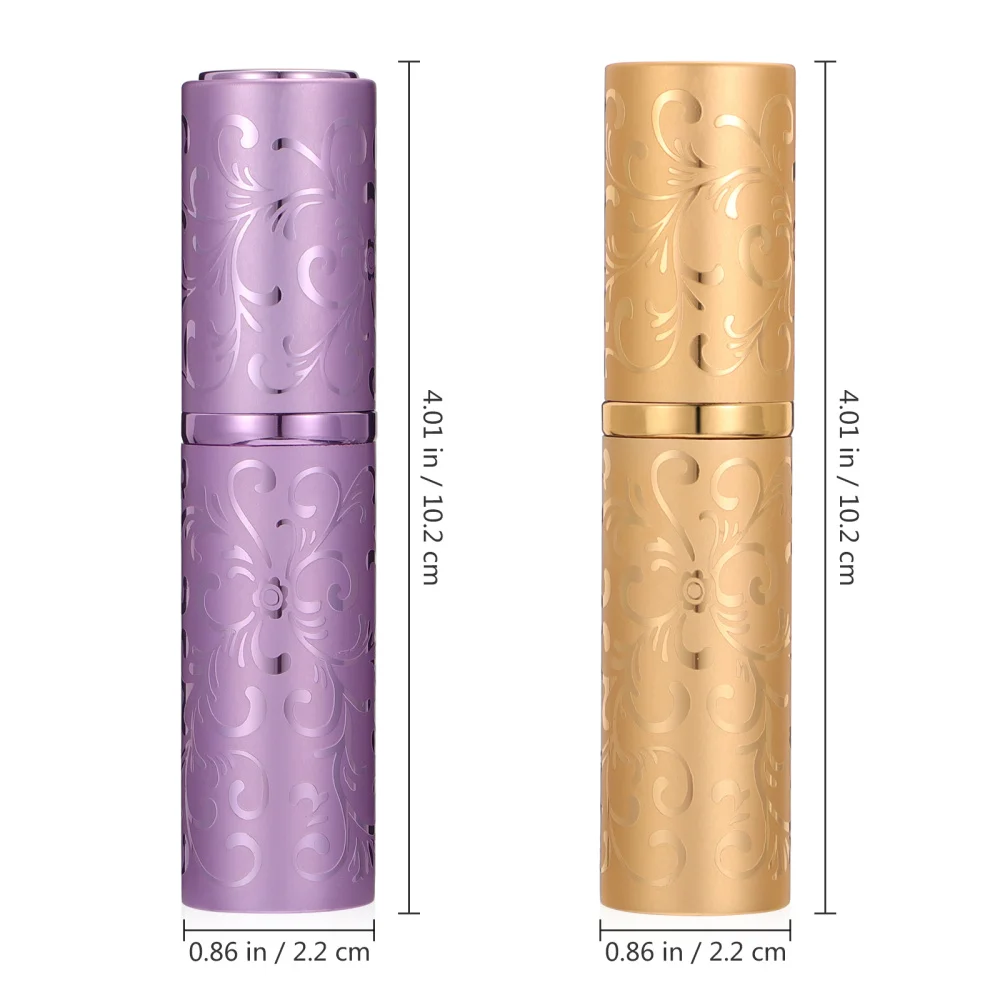 

2Pcs 10ml Rotary Fine Mist Sprayer Atomizers Portable Perfume Mini Bottles