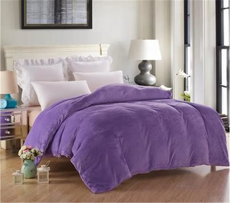 Однотонный флисовый пододеяльник/удобный пододеяльник с цветочным