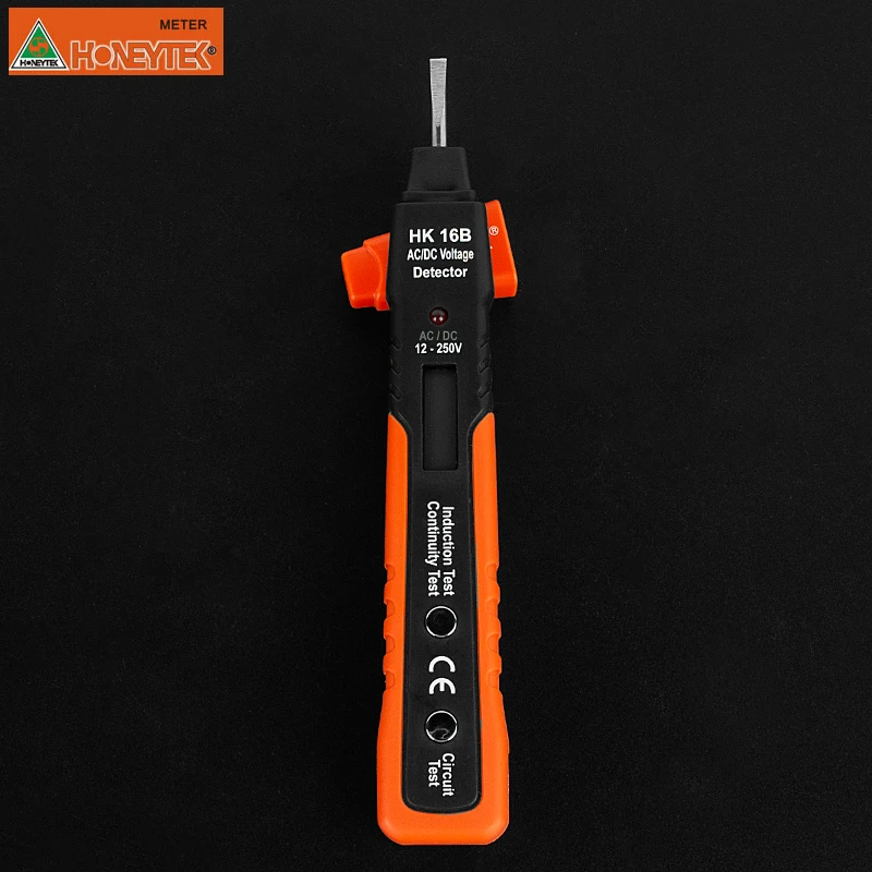 HONEYTEK HK16B Многофункциональный цифровой прибор для теста на индукцию отвертка AC/DC непрерывность электрического напряжения тест электрическая тестовая ручка