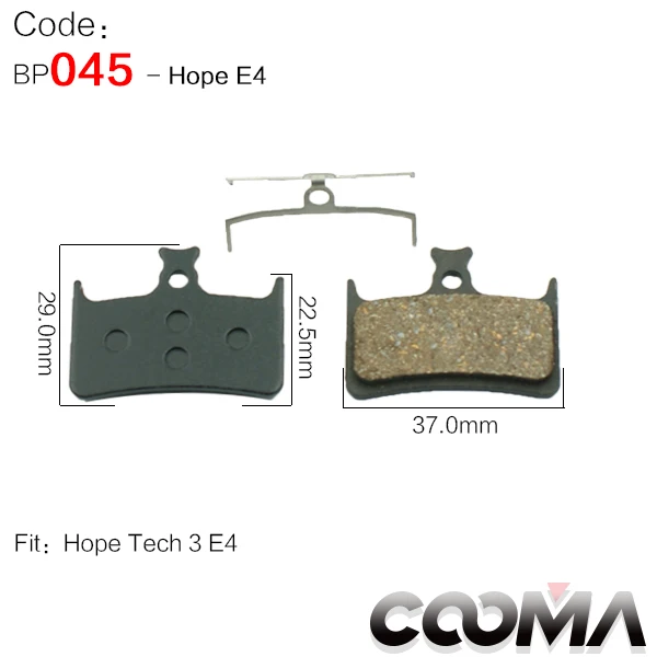 045-E4 4 пары 8 шт. велосипедные дисковые Тормозные колодки для SHIMANO SRAM AVID HAYES TEKTRO Magura формула и скутер, link-2 - Цвет: 045-E4
