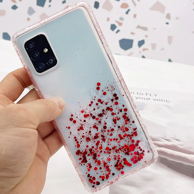 

Bling Glitter For Samsung Galaxy S21 Ultra Case S21 S9 S10E S10 PLUS S8 Note 10 Pro Note 20 S20 LITE S20 transparent Soft Cover