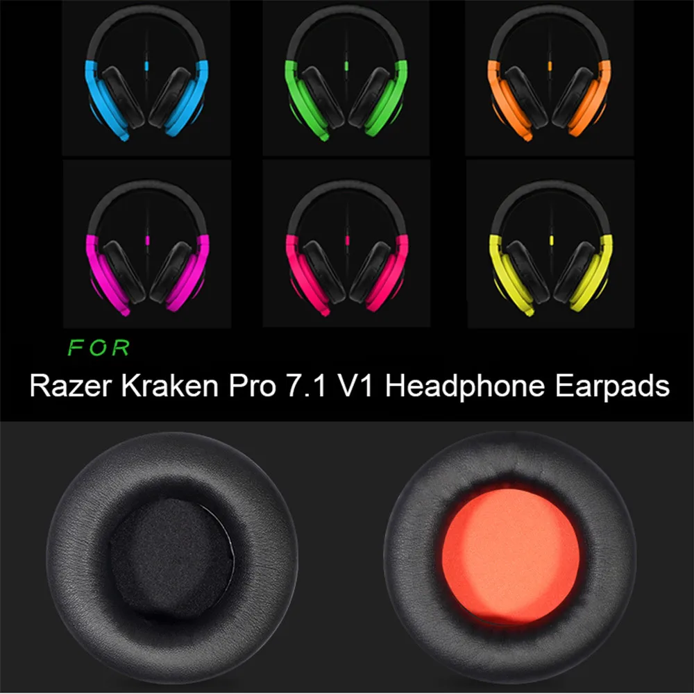 Амбушюры для razer Kraken Pro 7 1 V1 игровые вкладыши наушников Сменные гарнитуры крышка