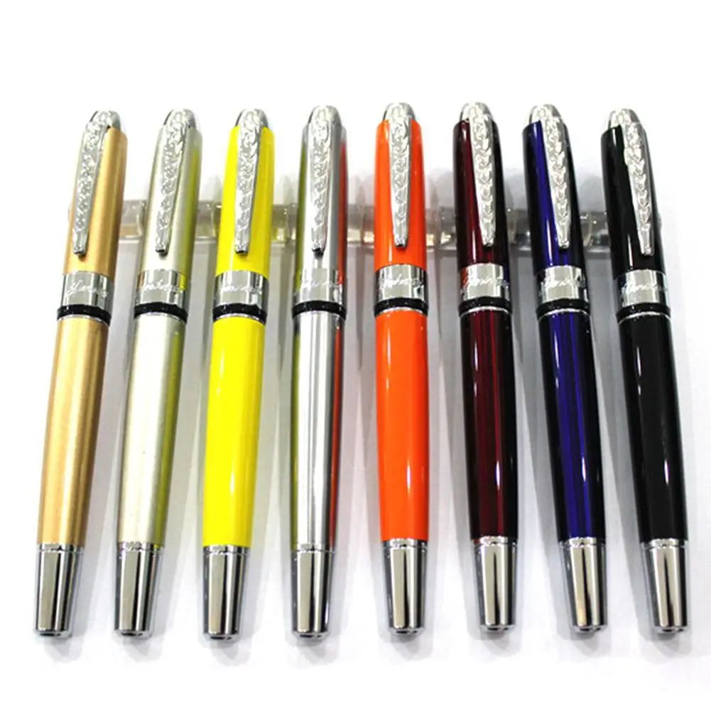 

1PC Luxury Metal Ballpoint Pen High Quality Roller Pen Stationery Business Supplies Signature Gel Pens Ball Gift Office Sch O2E9