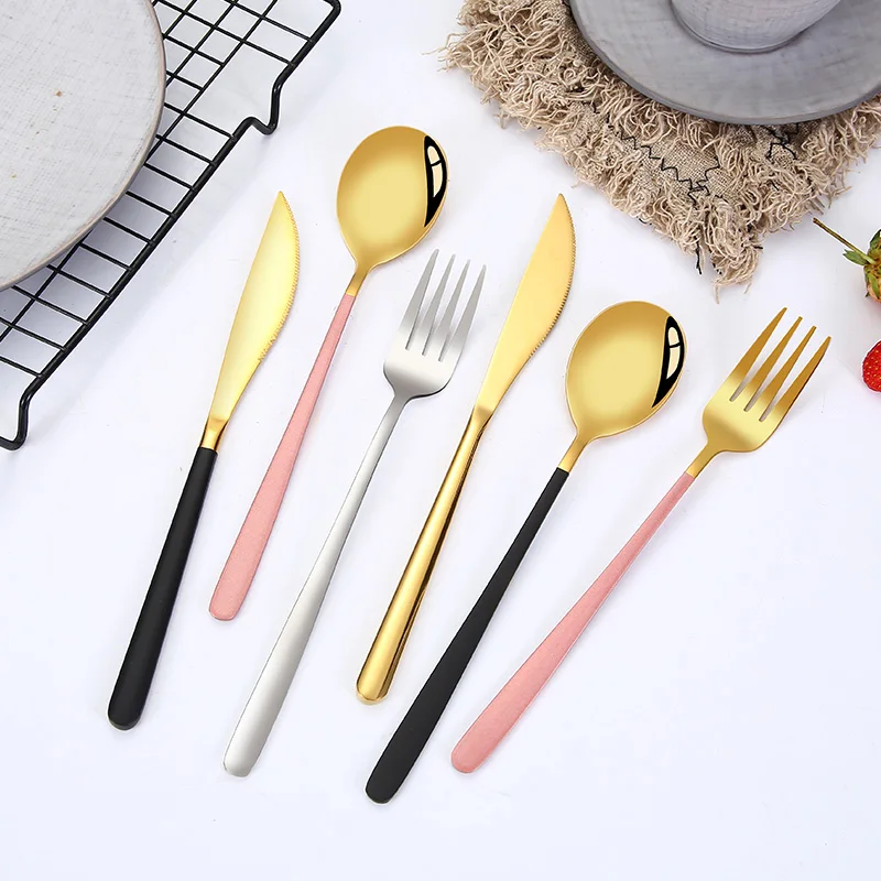 3 шт. набор столовых приборов из нержавеющей стали 304|Столовые сервизы| |