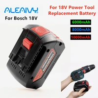 18v 6000mah rechargeable lithium ion battery for bosch 18v backup battery portable replacement bat609 bat619g bosch gds 250 li