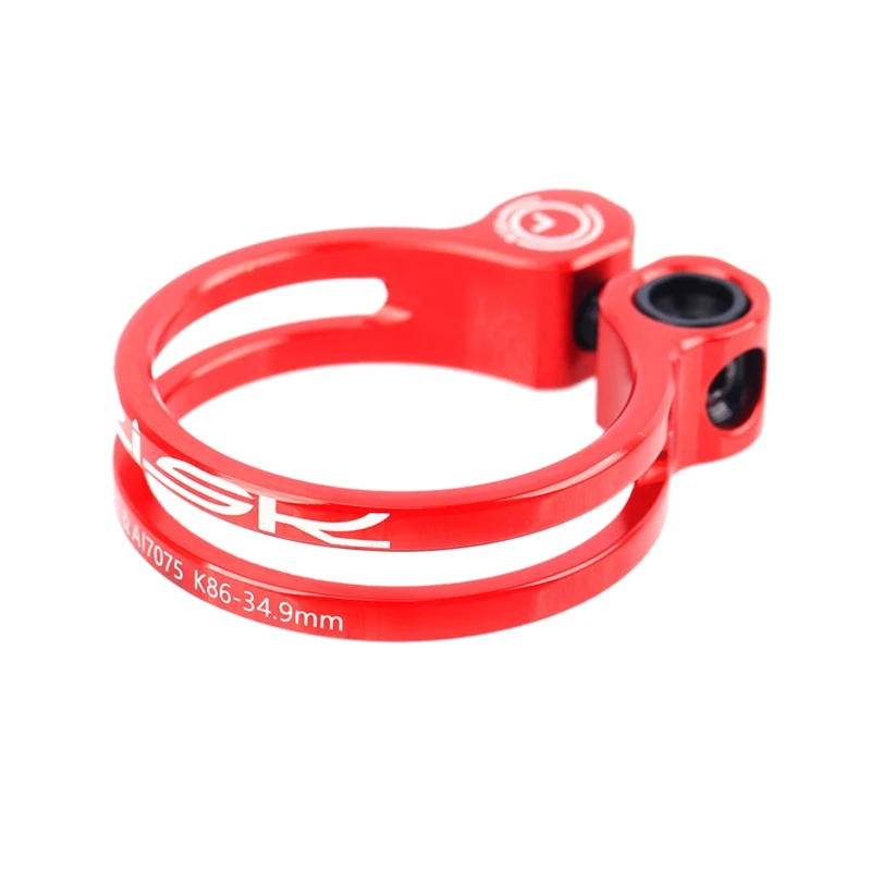 

RISK Bike Seatpost Clamp 34.9mm Bicycle Quick Release Seatpost Clamp with Titanium Bolt for MTB Road Bike