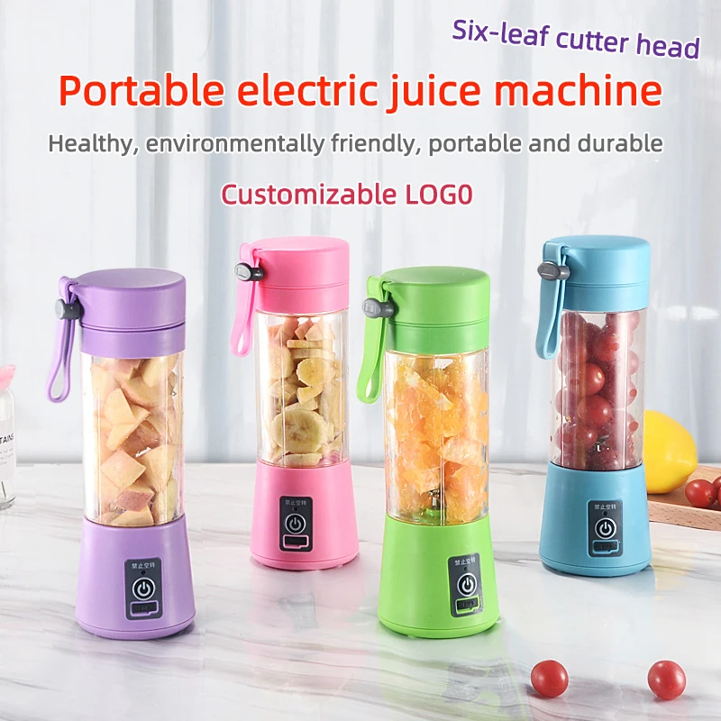 

Portable Mixer USB Electric Fruit Juicer Handheld Smoothie Maker Blender Stirring Rechargeable Mini Food Processor Juice Cup