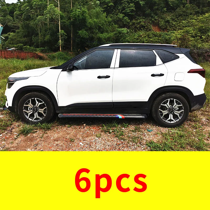 Для KIA seltos 2020 формовка окон из нержавеющей стали Decorativ KX3|Хромирование| |