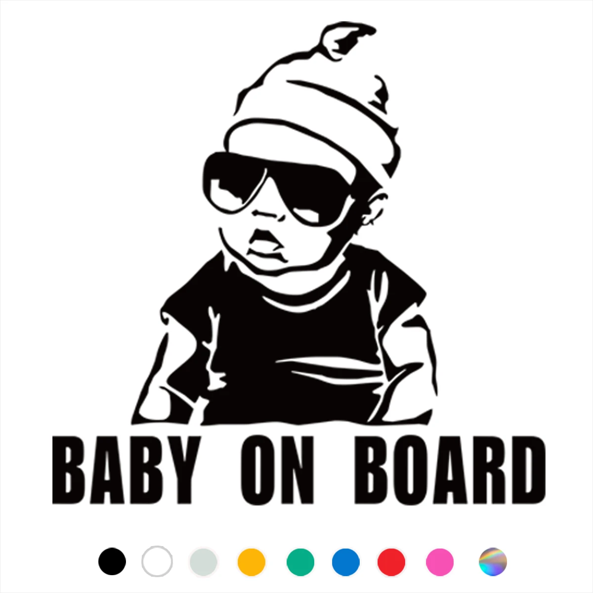 

Милый Малыш на борту Автомобильная наклейка предупреждающая наклейка для автомобилей Автомобильный Бампер Окно Дверь кузов JAYJOE виниловая ...