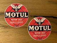 motul aufkleber vintage oil sticker gasoline oldtimer hot rod oldschool v8 848