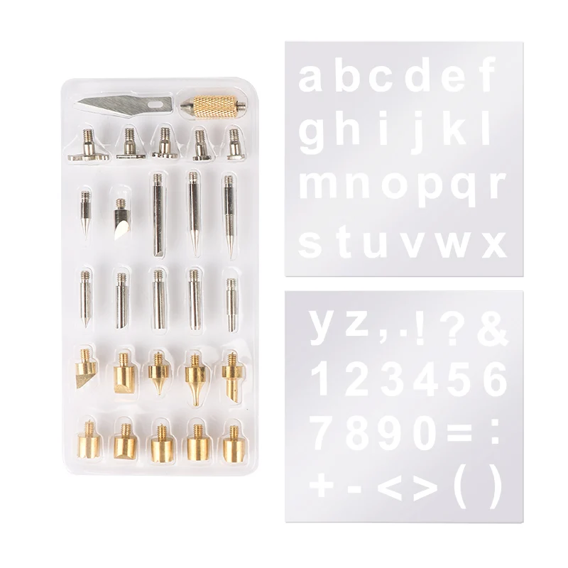 Электрический паяльник Temp Отрегулируйте дерево тиснение горящая резьба