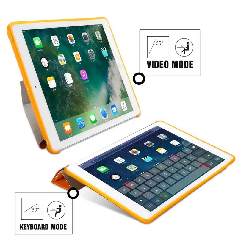 Мягкий чехол из ТПУ для iPad air 1/iPad 5 чехол-подставка Smart-Cover Apple 1 искусственной кожи с
