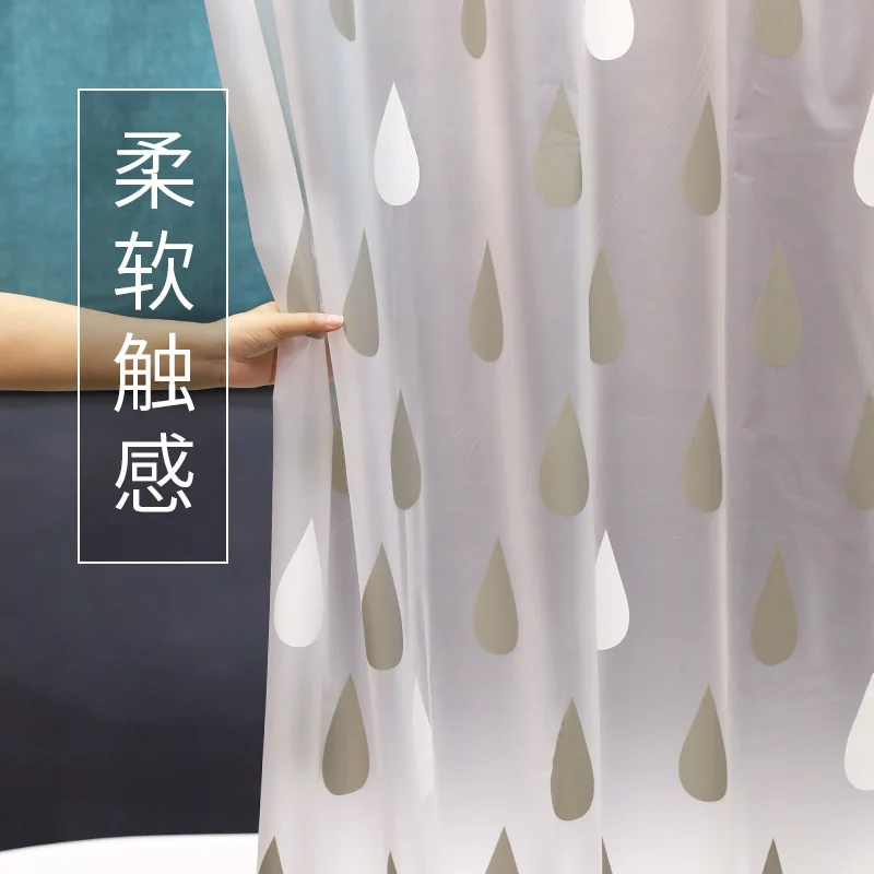 Отдельная Водонепроницаемая душевая занавеска прозрачная для душа в эстетике