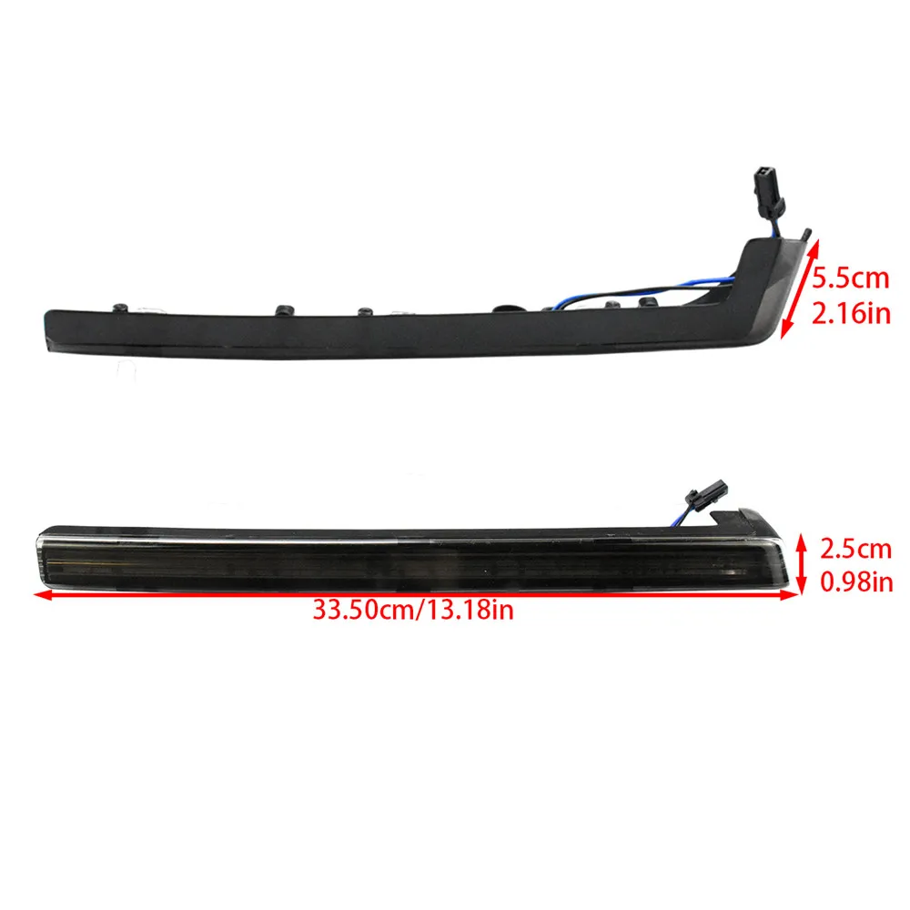 Motorcycle Tour Pak Pack Accent Side Panel LED Light Red/Smoke For Harley Touring Road King Glide FLHR FLHX FLTRX 2006-2021 | Автомобили и