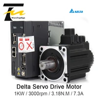 delta a2 servo series 1kw 220v driver asd a2 1021 m and motor ecma c11010rs 3000rpm 3 18n m 7 3a