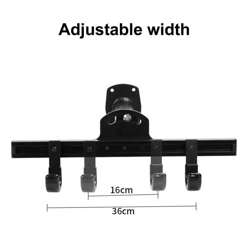 

Bike Wall Mount Hanger Horizontal Adjustable Aluminum Bicycle Hanger Holder Hook Folding Telescopic Bicycle Display Stand