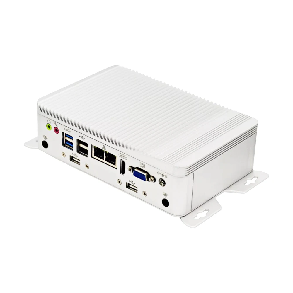 Недорогой промышленный мини-ПК Celeron J4125 Core i3 6157U DDR3 2 Intel Lans 6 COM Windows 11 прочный