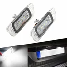 Для Mercedes Benz W164 X164 W251 ML GL R Class Автомобильный задний Белый светодиодный фонарь для номерного знака