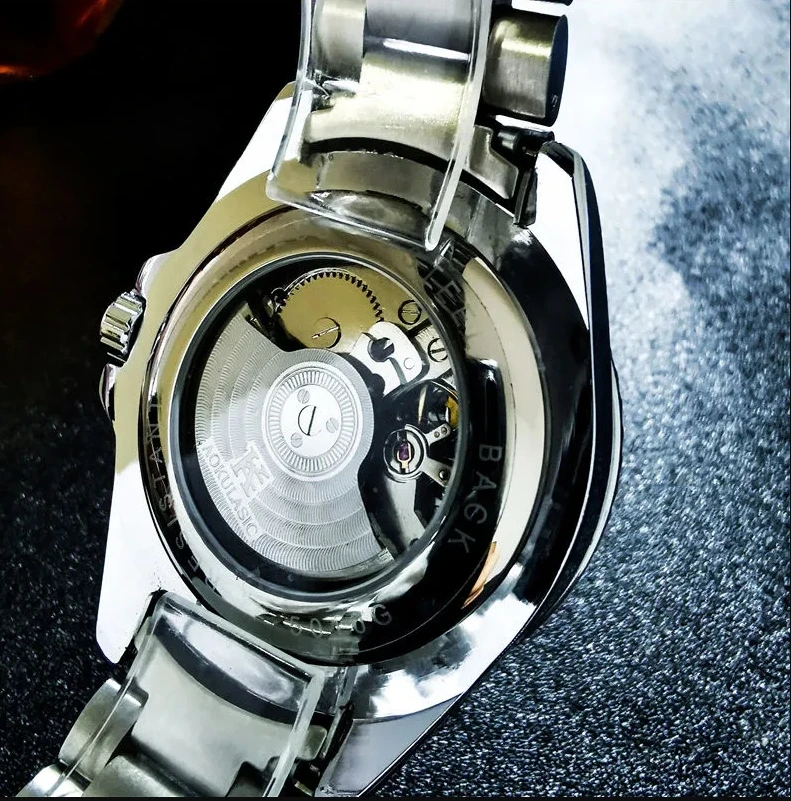 

Green Water Ghost automatic mechanical watch men's calendar luminous waterproof timing GMT watch fashion business Watch