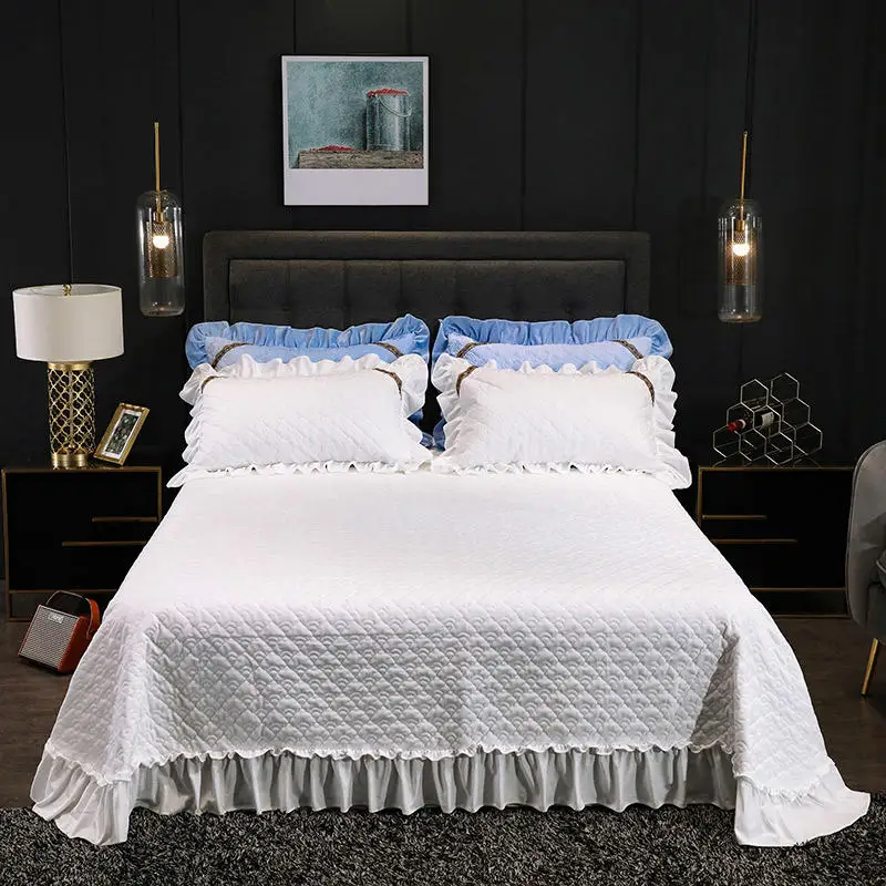 1 шт. покрывало для кровати + 2 наволочки комплект постельного белья роскошное