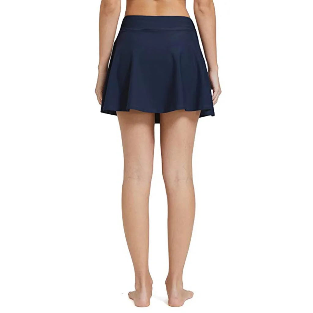 Бикини 2020 женское бикини танкини юбка для плавания с карманами короткое пляжное