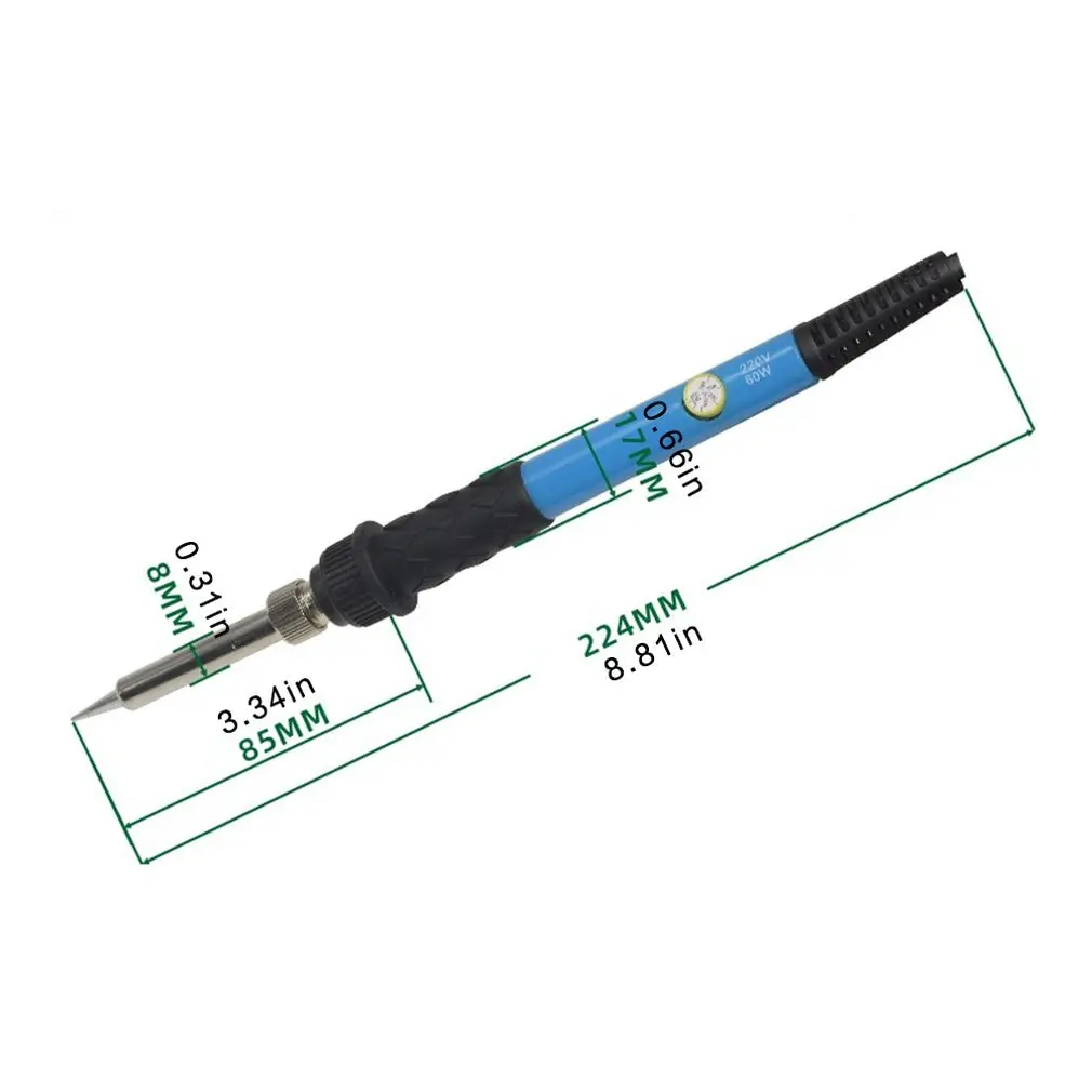 

Soldering Iron EU US Plug 110V 220V 60W Thermostatic Electric Mini Solder Iron Station With 6pcs Soldering Tip Solder Wire Rosin